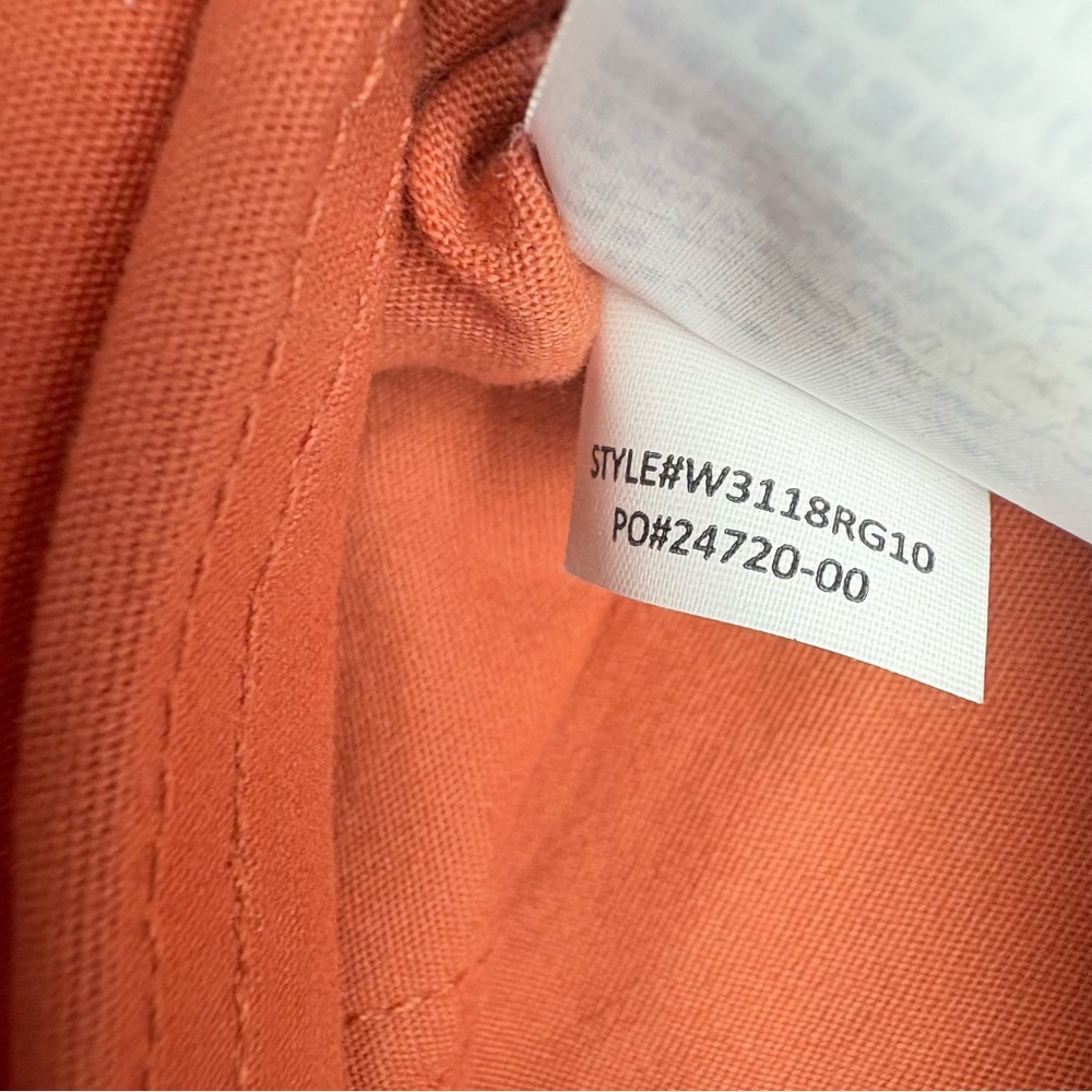 PrAna Organic Cotton Burnt Orange Elle Hiking Shorts Women's Sz 12 - Picture 4 of 8